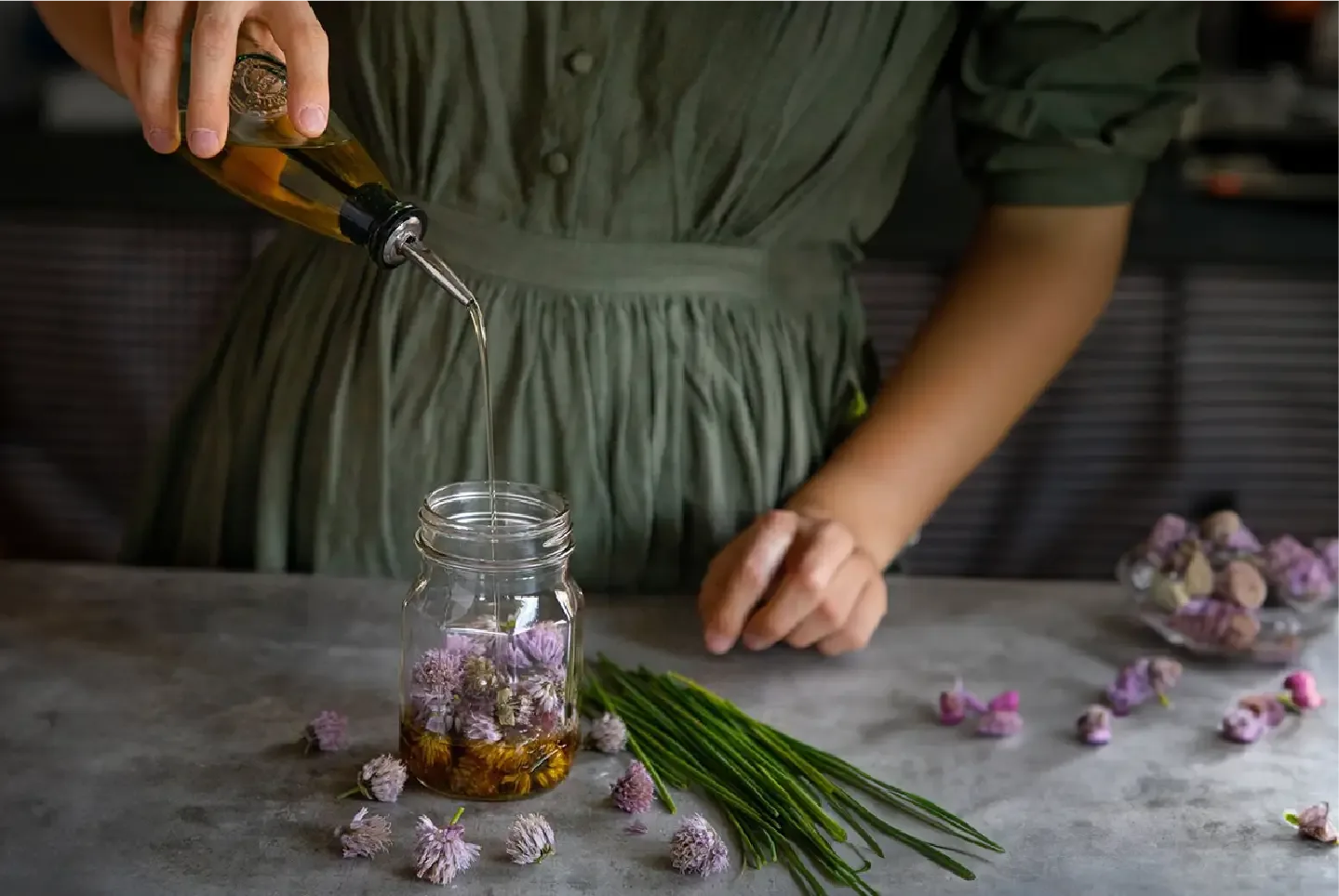 fleur pot en verre